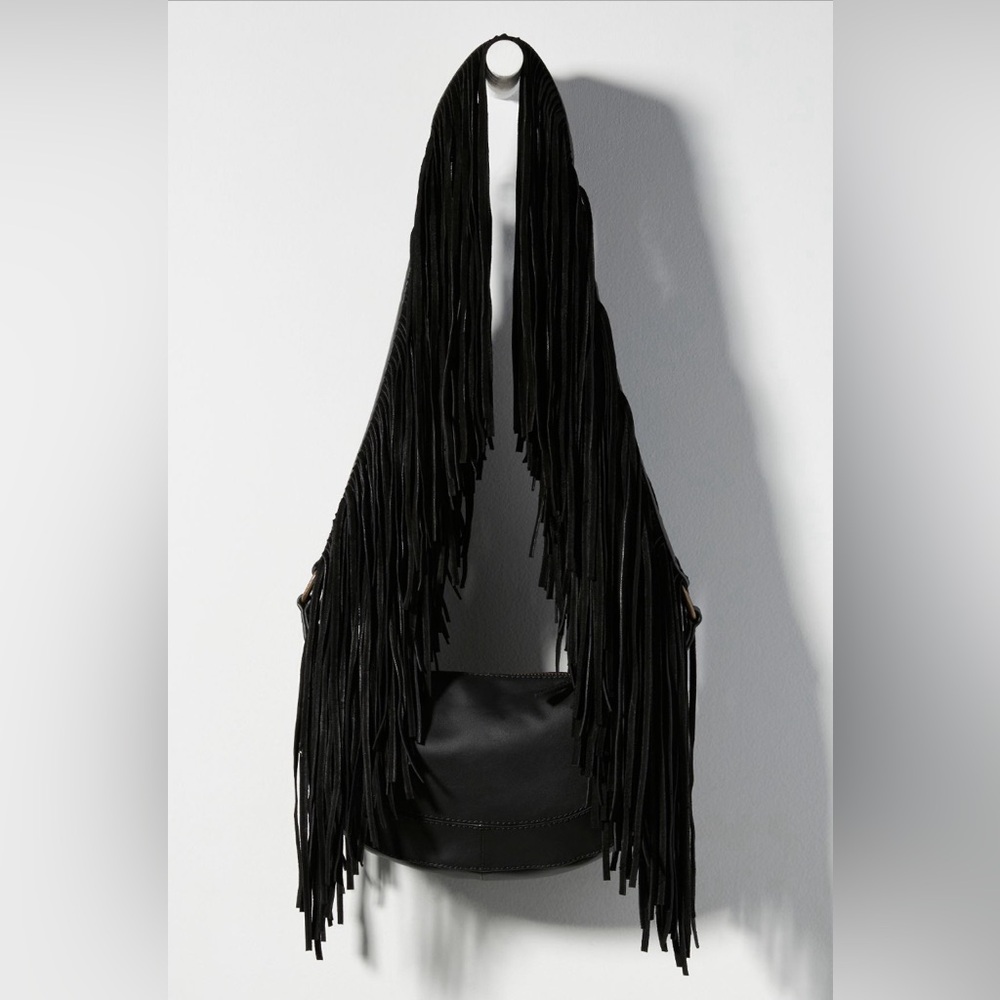 NWT Anthropologie Cascade Fringe Tote Bag